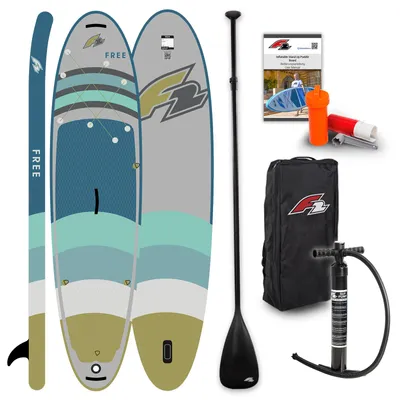 Produktbild von F2 SUP Stand Up Paddle Board Free V2 323cm 10,6 Grau/Blau/Grün
