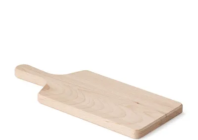 Image de Minna-1327 Planche à découper, hêtre, rectangulaire, avec poignée | 275×115 mm
