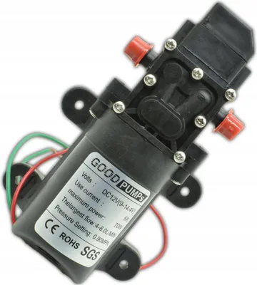 Immagine prodotto di Pompa ad acqua a pressione da 12 V per doccia da yacht, barca, furgoncino ambulante, campagne, 6 l/min