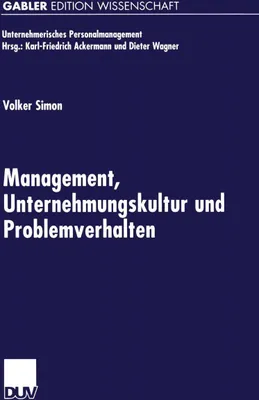 Produktbild von Management, Unternehmungskultur und Problemverhalten