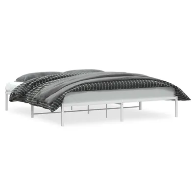 Produktbild von vidaXL Bettgestell Metall Weiß 200x200 cm