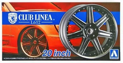 Produktbild von Aoshima AO52785 - 1/24 Clublinea L612 20 inch Tire & Wheel Set - Neu