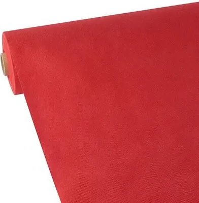 Produktbild von Papstar Tischdecke, stoffähnlich, Vlies "soft selection" 40 m x 1,18 m rot, 3 x 1 Rolle