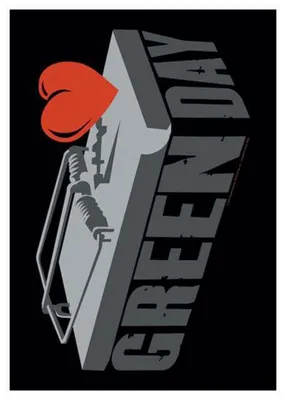 Produktbild von Official Merchandise Band Posterfahne - Green Day - Mouse Trap