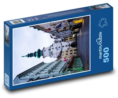 Zdjęcie produktu dla Puzzle 500 Historyczne centrum Bratysławy - martinpuzzle