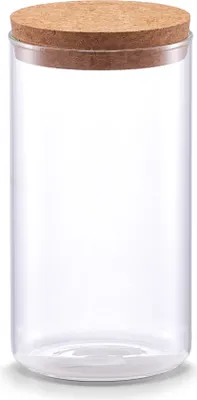 Obrázek produktu pro Zeller Present 19687, Univerzální nádoba, 1,1 l, Sklo, Průhledná, Odnímatelné víko, Kulatý