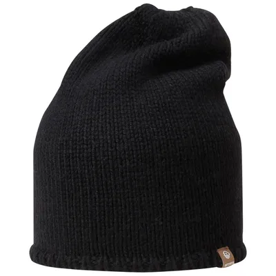 Produktbild von Giesswein Uni Longbeanie Hohloh mit Rippmuster aus Wolle, schwarz, Gr. Einheitsgröße