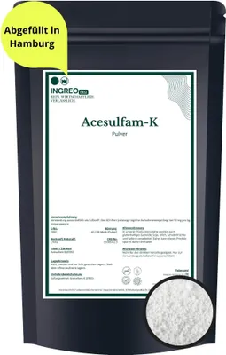 Produktbild von Acesulfam-K Pulver (40-100 Mesh) – 1kg