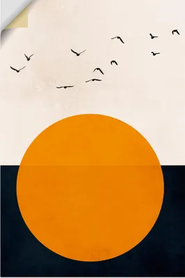 Produktbild von ARTland Wandbild, selbstklebend Melodie des Leben Größe: 40x60 cm