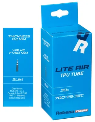 Zdjęcie produktu dla Dętka Rubena TPU Lite Air 700x25c/32c (GV 60)