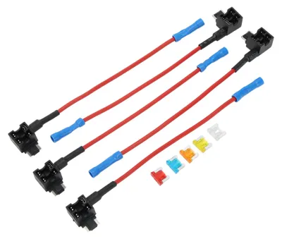 Platte Zekeringstecker-Set, 5 Stück, 32 V, mit 5 Sicherungen