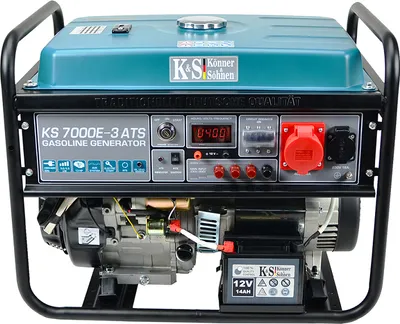 Zdjęcie produktu dla KS 7000E-3 Zasilacz awaryjny benzynowy KS 7000E-3 5500W z funkcją E-Start