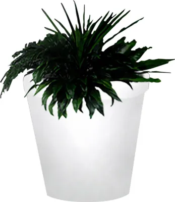 Zdjęcie produktu dla FLORA | Doniczka LED | Ø730xH800mm | E27 | Kabel | Podświetlana doniczka Doniczka na kwiaty Doniczka na rośliny Doniczka na rośliny Doniczka ogrodowa Doniczka ogrodowa