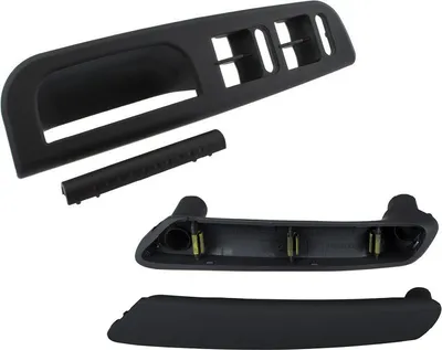Produktbild von Türgriff Griff Abdeckung Innen VORNE RECHTS + HALTER in Schwarz 3B1867171E