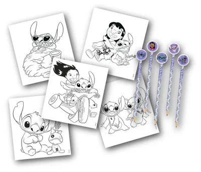 Produktbild von Lilo & Stitch Malbuch Set mit 32 Ausmalbildern