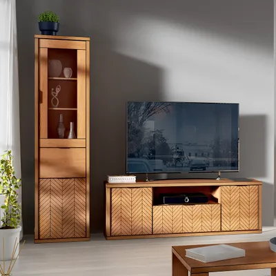 Produktbild von Wohnzimmermöbel Set 2-teilig modern in Eiche FABRIANO-161