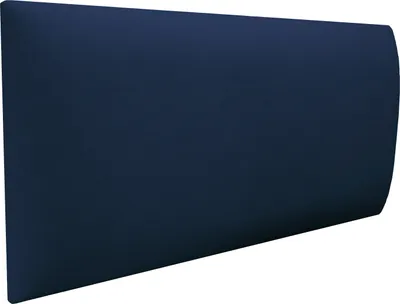 Produktbild von RAVIO Wandpaneel Gepolstert Wandpolster Kopfteil für Betten Wandverkleidung Wandpolsterung Wanddeko 3D Wandkissen Polsterpaneele (60 x 30 cm, Farbe: Navyblau - Mono 241)