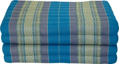 Zdjęcie produktu dla Fine Asianliving Thai Mat Foldable Kapok Wypełnienie 80x200cm XXXL Tajska poduszka do medytacji Materac Kapok 301-O03