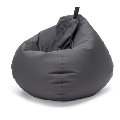 Produktbild von Sitzsack mit füllung 2 in 1 Sitzkissen Bean Bag Oscar Outdoor für Garten, Balkon & Terrasse, Farbe: Graphit