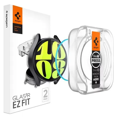 Immagine prodotto di Spigen GLAS.tR EZ Fit, Pellicola protettiva, Smartwatch, Trasparente, Samsung, Galaxy Watch 7 (40 mm), Vetro temperato
