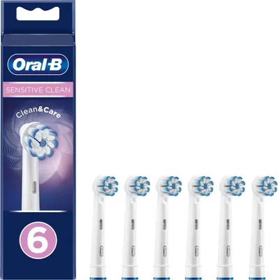Immagine prodotto di Oral-B Sensitive Clean - Con tecnologia CleanMaximizer - Testine - Confezione da 6