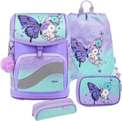 Produktbild von Belmil Smarty Plus Premium Schulranzen Set 4-teilig "Serenity"