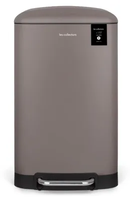 Image de Poubelle de cuisine avec pédale, 30 litres, en acier inoxydable, avec bac intérieur amovible, pour la cuisine