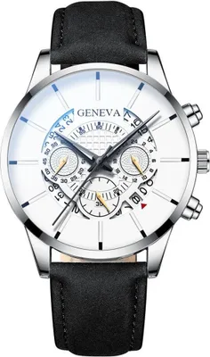 Produktbild von Stylische Brad Herrenuhr in Schwarz/Silber – Eleganz für jeden Anlass KP23738