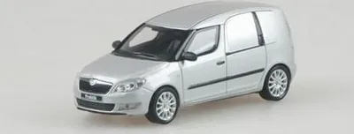 Zdjęcie produktu dla Skoda Roomster FL Praktik (2010) - Srebrny brylantowy metalik ABREX 1:43
