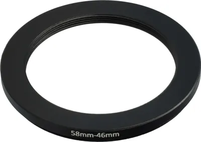 Produktbild von vhbw Step-Down-Ring Adapter 58 mm auf 46 mm für Kamera Objektiv - Filteradapter Metall