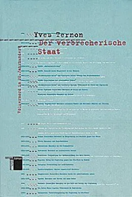 Produktbild von Der verbrecherische Staat