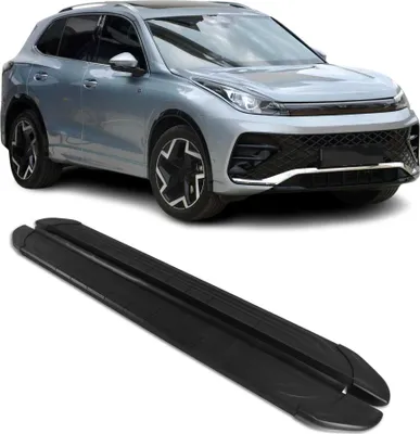 Image de Marchepieds latéraux pédale pour VW Tiguan mk3 2024-2026 2Pcs Aluminium Noir