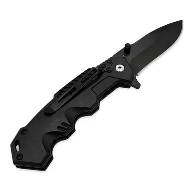 Produktbild von Klappmesser 200 Mm Edelstahl Liner Lock Einhandöffnung Mit Clip Schwarz