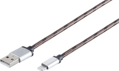 Produktbild von USB-Ladekabel A Stecker auf 8-pin Stecker 0,3m