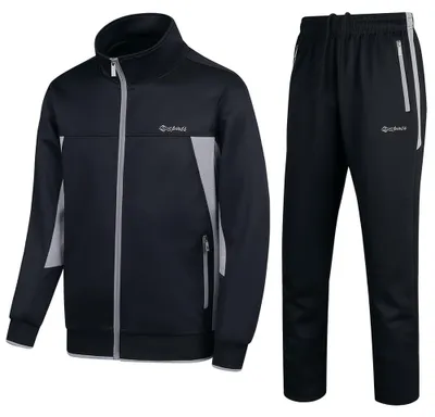 Productafbeelding van PUMPITU Heren casual sportpak, trainingspak, joggingpak, sportpak, lange mouwen