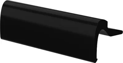Produktbild von Glasfalzgriff Aluminium Balkontürgriff Terrassentürgriff Ziehgriff Alugriff Türgriff Schwarz RAL9005
