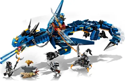 Zdjęcie produktu dla LEGO NINJAGO Stormbringer Dragon Toy, Zestaw do budowania, 8 lat(a), 493 szt., 658 g