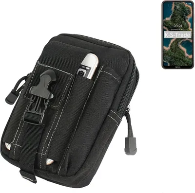 Produktbild von K-S-Trade Gürtel Tasche kompatibel mit Nokia X20 Gürteltasche Holster Schutz Hülle Handy Hülle Smartphone outdoor Handy-Hülle schwarz