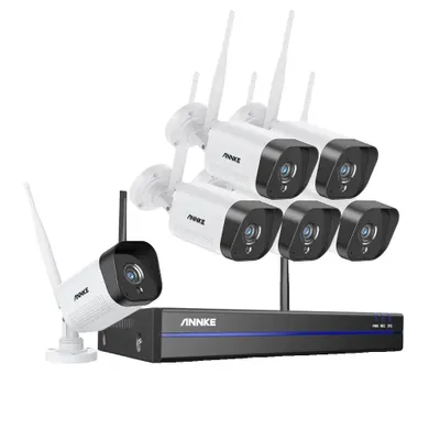 Produktbild von Videoüberwachungssystem, drahtlose Konnektivität, Nachtsichtfähigkeit, 6PCS Kameras-a, Keine-b