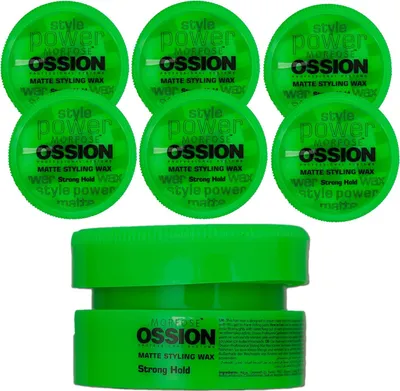 Produktbild von Morfose Ossion Matte Styling 6 x 100 ml Wax starker hold Set