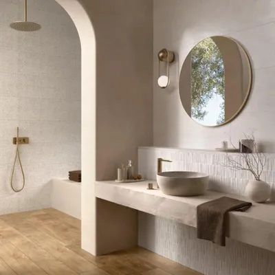 Productafbeelding van CASA39, keramisch tegeltje met 3D-effect, afmetingen 33x100 cm, merk Ragno