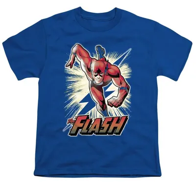 Immagine prodotto di The Flash - T-shirt per bambini, modello TV38831 (taglia 140-146), colore blu Königsblau