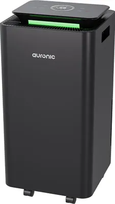 Produktbild von Auronic Luftentfeuchter und Luftreiniger - Pro Series - 12L pro Tag - 2,5L Wassertank - Wäschetrocknungsfunktion - Schlafzimmer, Badezimmer und Wohnzimmer - Raumentfeuchter für Zuhause - Schwarz