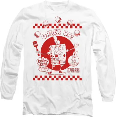 Obrázek produktu pro SpongeBob SquarePants - "Order Up!" tričko pánské/dámské uni TV10565 (L) (Bílá)