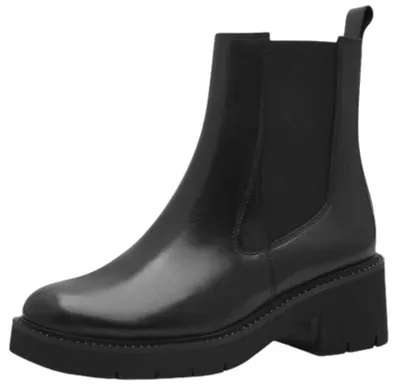 Produktbild von Tamaris Chelsea Boot - Schwarz Leder : 37 : Normal Größe: 37 Weite: Normal