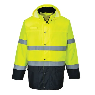 Obrázek produktu pro Portwest S166 Lehká dvoubarevná dopravní bunda Yellow/Navy Velikost XXL