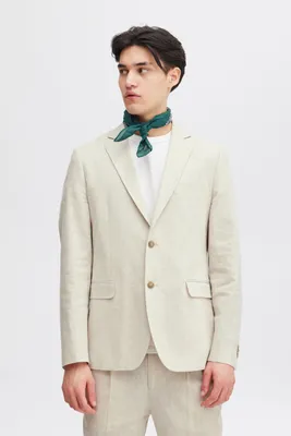 Produktbild von Casual Friday CFBille Herren Blazer Jackenblazer glattes Futter Reverskragen Leinenmix Regular fit