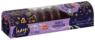 Obrázek produktu pro Wicklein Hey Mini Elisen perníková hořká čokoláda s oříšky 150g