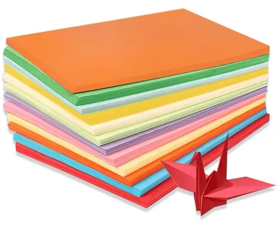 Farbiges A4-Papier, 100 Blatt, 10 Farben, 70 g/m², Basteln