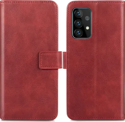 Zdjęcie produktu dla imoshion Luxe Bookcase dla Samsung Galaxy A52(s) (5G/4G) - Czerwony